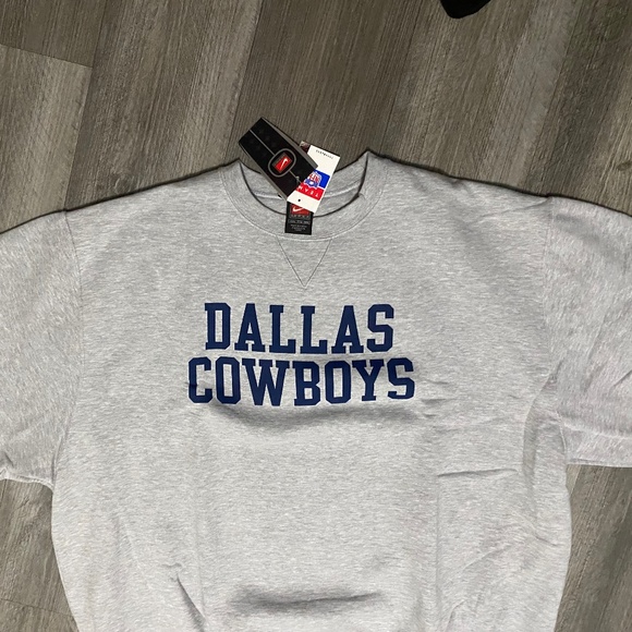Nike Dallas Cowboys Crewneck Practice Sweatshirt Mens New XXL - Picture 1 of 2